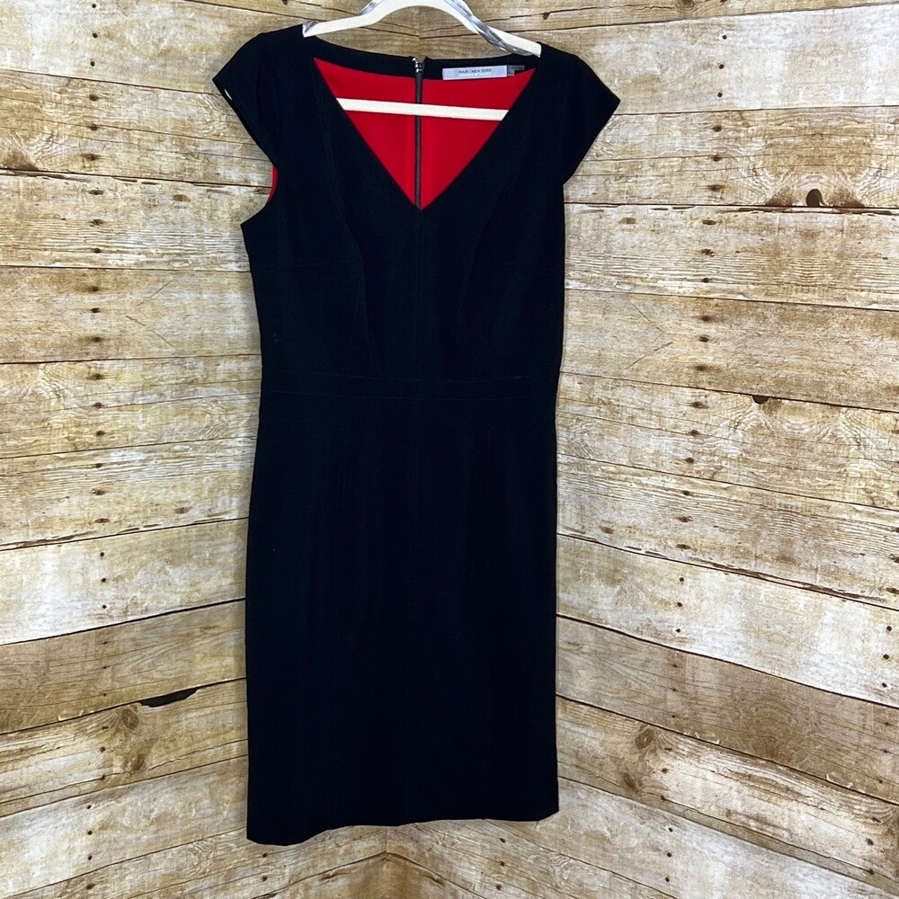 MARC NEW YORK BY ANDREW MARC BLACK CAP SLEEVE SHEATH CASUAL WEDDING BUSINESS